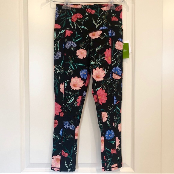 Kate Spade 🎀 Women’s Blossom Studio Legging Black XS - Picture 7 of 10